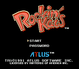 Rockin' Kats title screenshot
